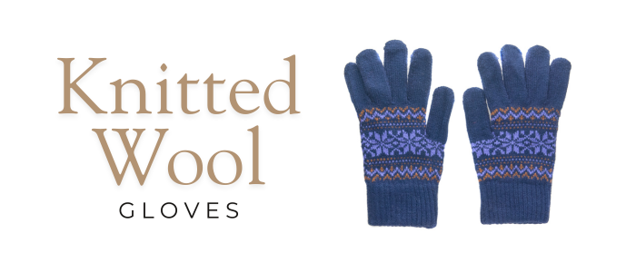 Knitted Wool Gloves