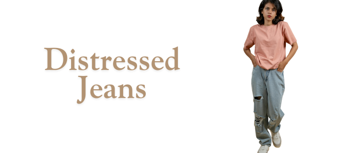 Distressed Jeans