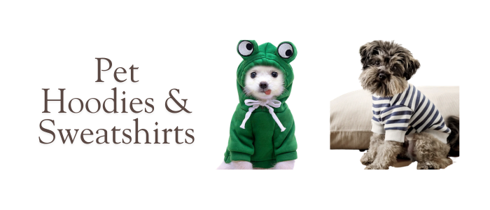 Pet Hoodies & Sweatshirts